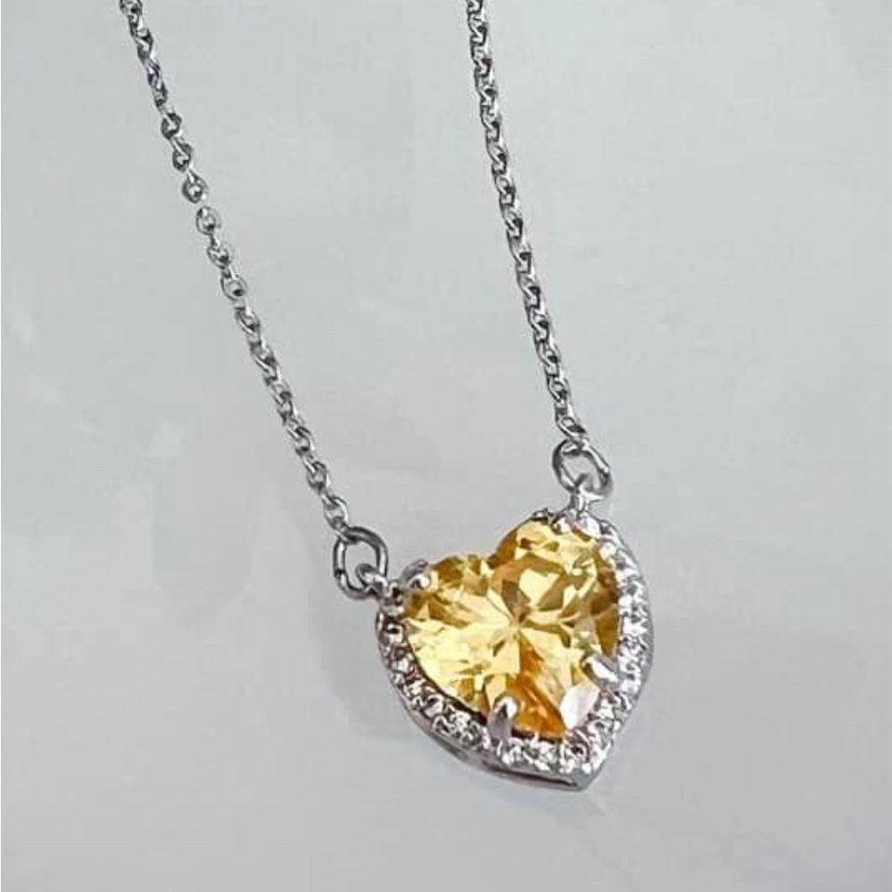 NWT DAZZLING HEART TOAST NECKLACE ADJUSTABLE PERFECT GIFT ITEM